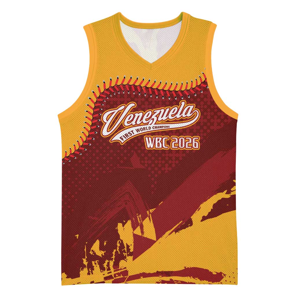Venezuela Baseball First World Champion 2026 Custom Basketball Jersey