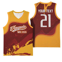 Venezuela Baseball First World Champion 2026 Custom Basketball Jersey