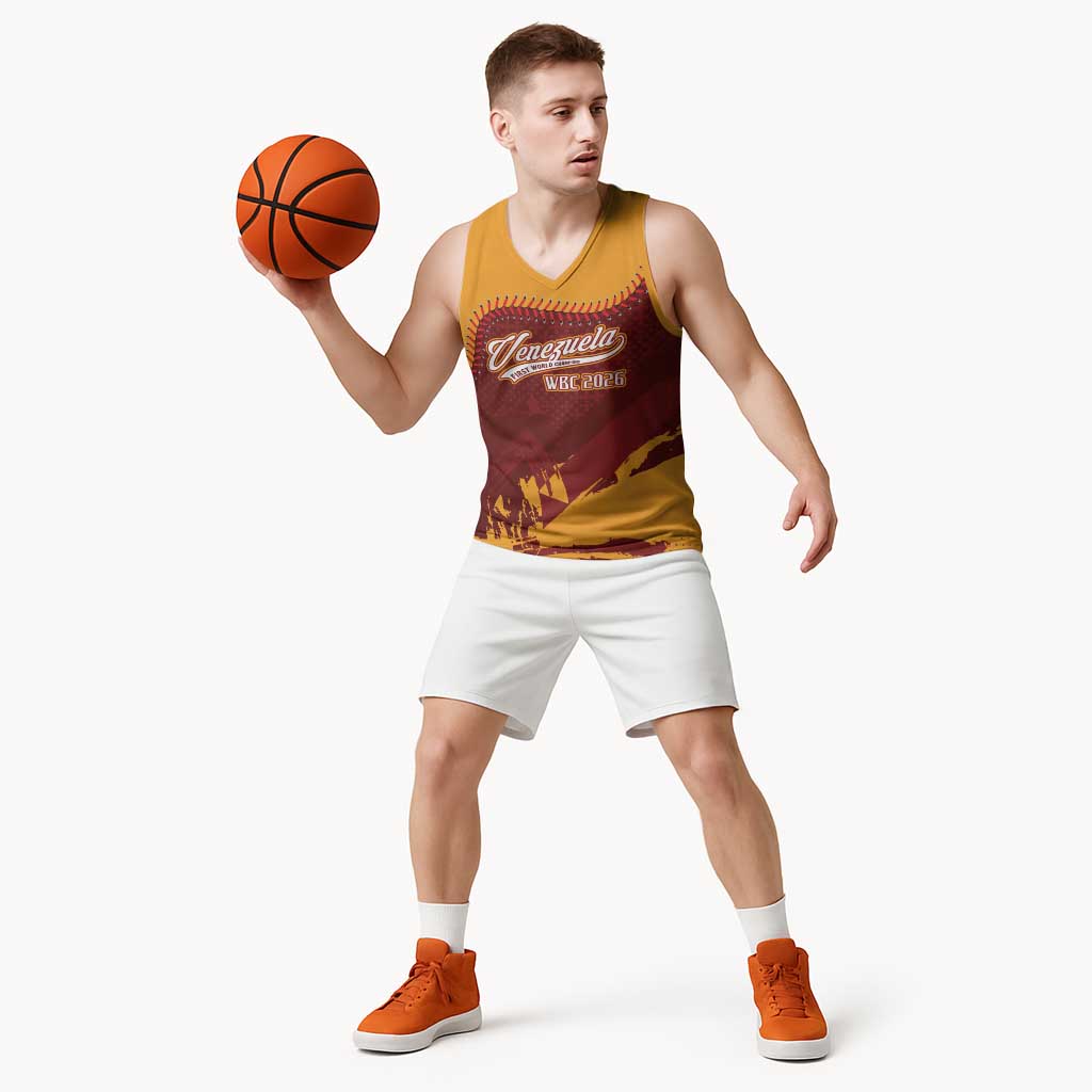 Venezuela Baseball First World Champion 2026 Custom Basketball Jersey
