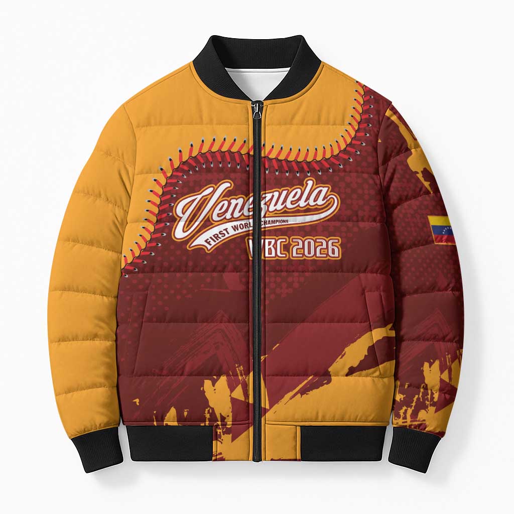 Venezuela Baseball First World Champion 2026 Custom Bomber Puffer Jacket