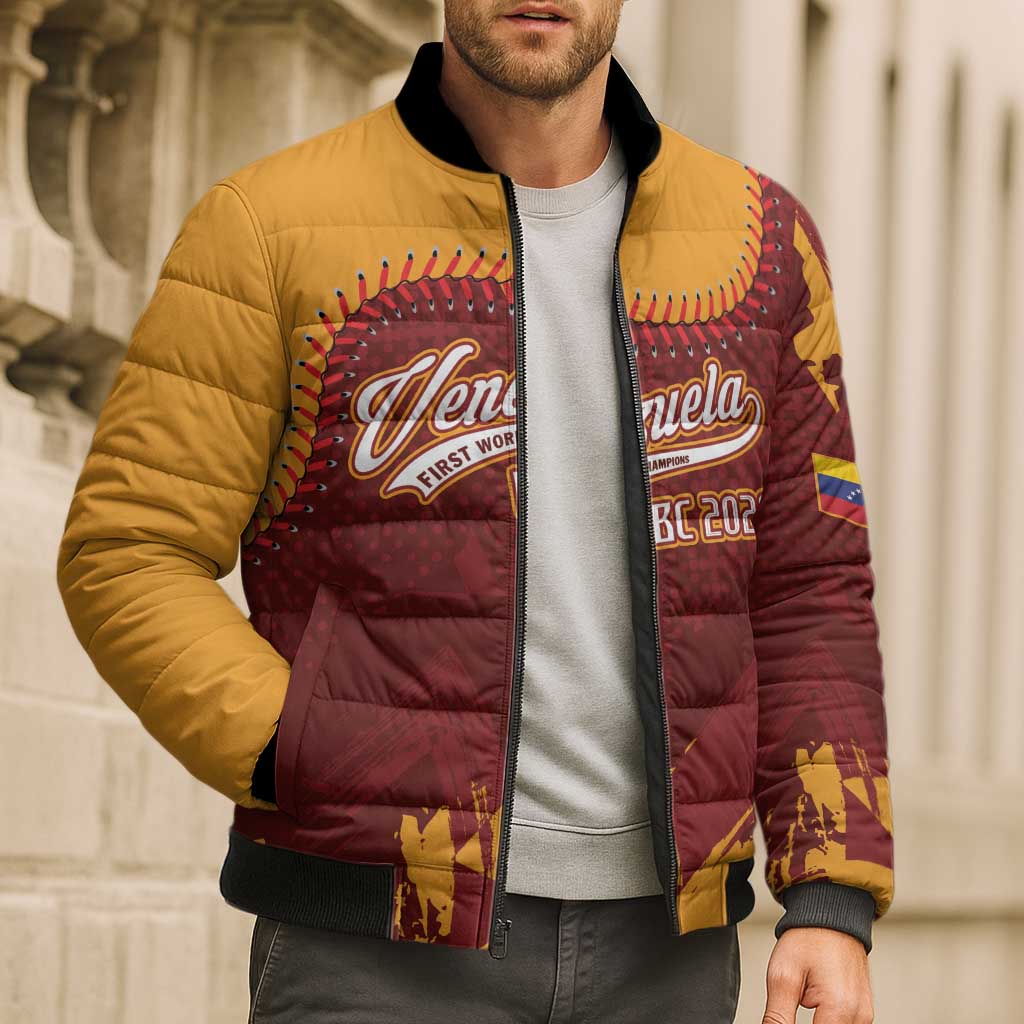 Venezuela Baseball First World Champion 2026 Custom Bomber Puffer Jacket