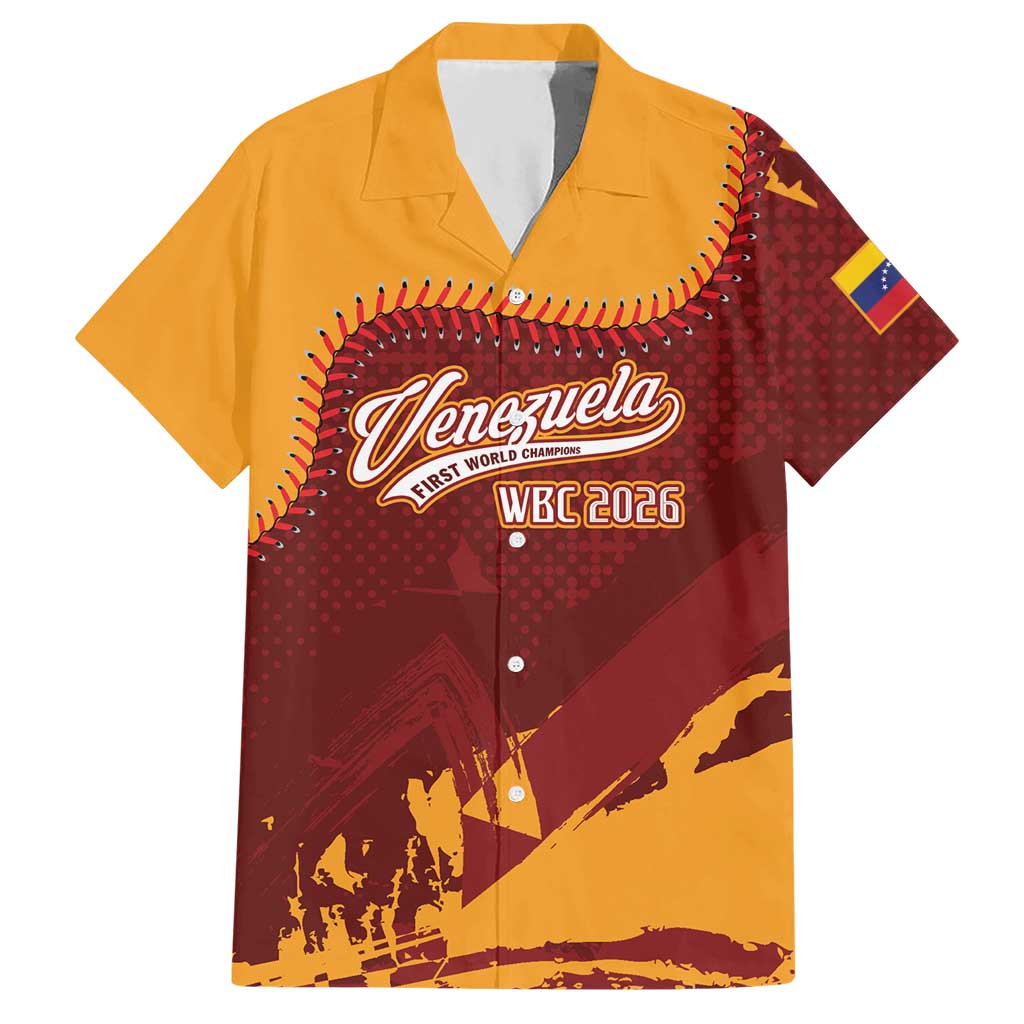 Venezuela Baseball First World Champion 2026 Custom Hawaiian Shirt