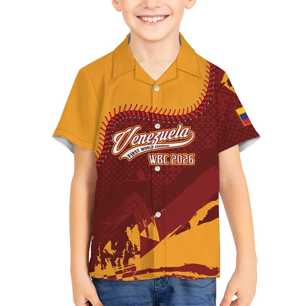 Venezuela Baseball First World Champion 2026 Custom Hawaiian Shirt