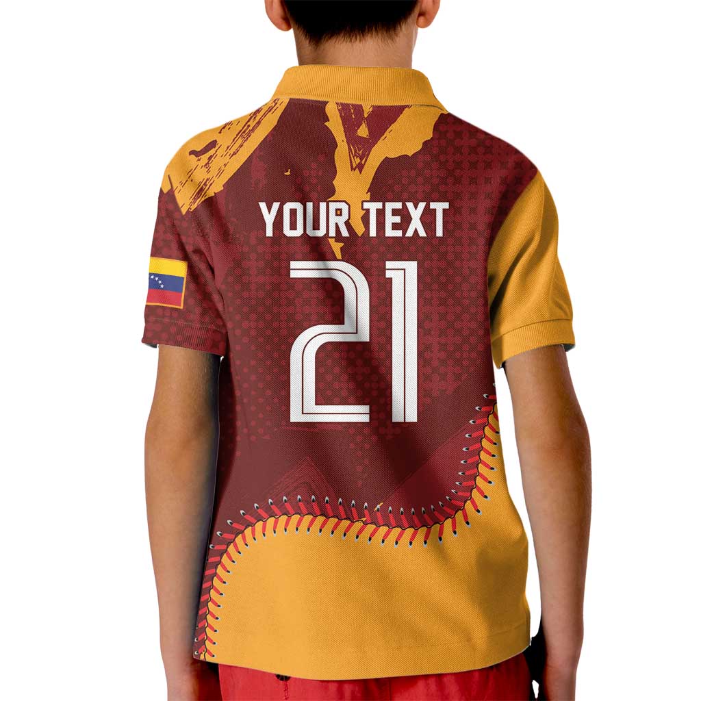 Venezuela Baseball First World Champion 2026 Custom Kid Polo Shirt