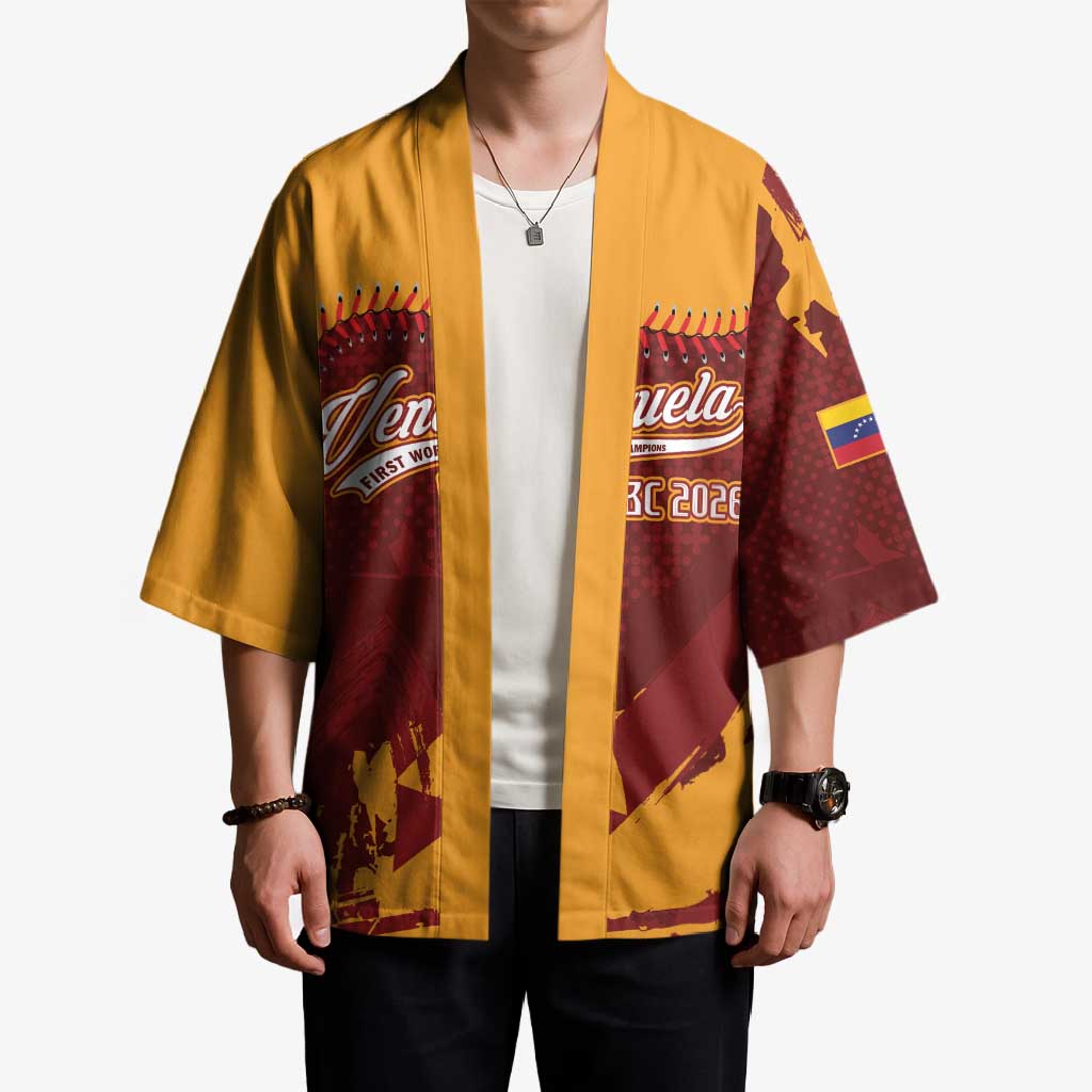 Venezuela Baseball First World Champion 2026 Custom Kimono