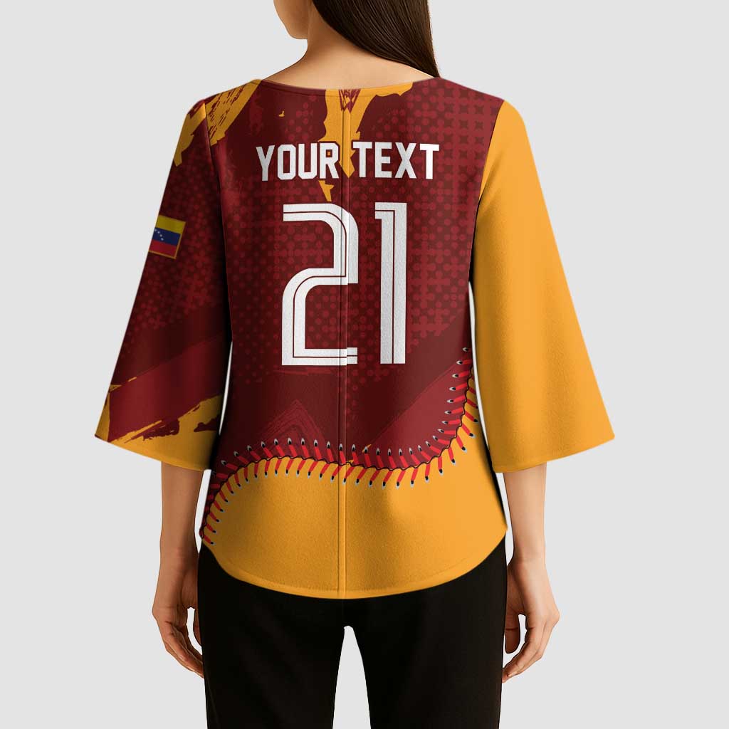 Venezuela Baseball First World Champion 2026 Custom Kimono Sleeve Blouse