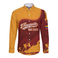 Venezuela Baseball First World Champion 2026 Custom Long Sleeve Button Shirt