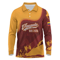 Venezuela Baseball First World Champion 2026 Custom Long Sleeve Polo Shirt