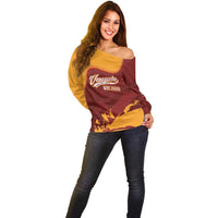 Venezuela Baseball First World Champion 2026 Custom Off Shoulder Sweater