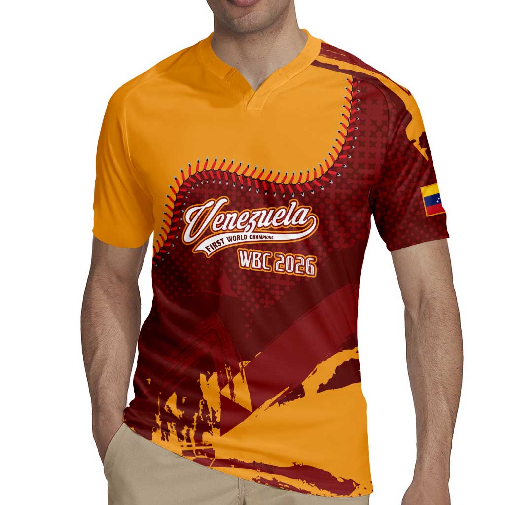 Venezuela Baseball First World Champion 2026 Custom Rugby Jersey