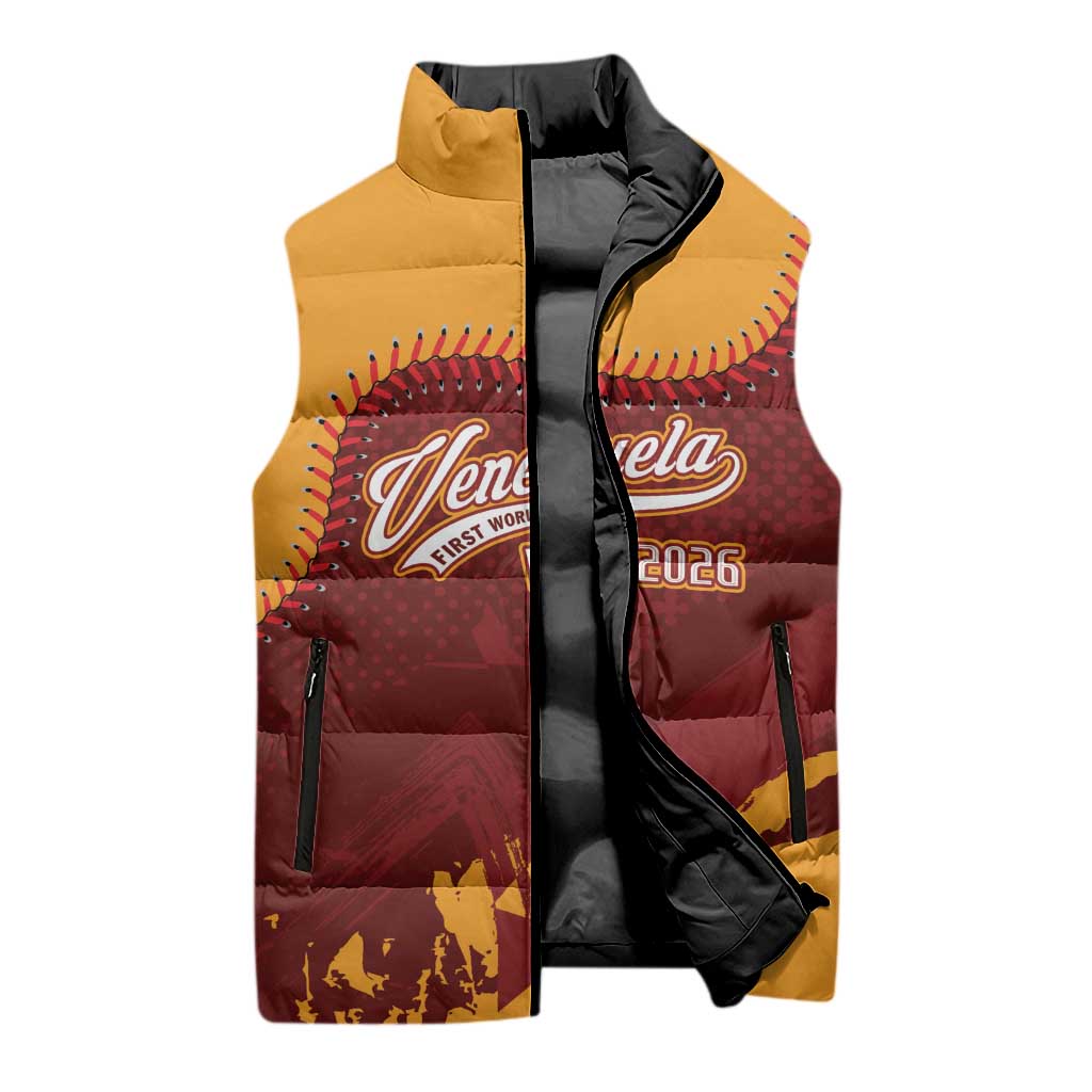Venezuela Baseball First World Champion 2026 Custom Sleeveless Puffer Jacket
