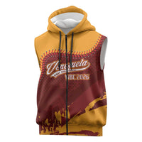 Venezuela Baseball First World Champion 2026 Custom Sleeveless Zip Hoodie