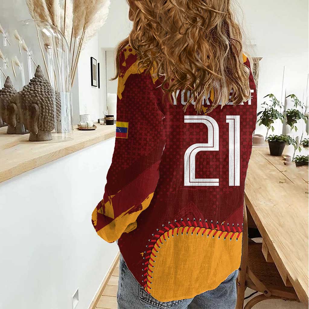 Venezuela Baseball First World Champion 2026 Custom Women Casual Shirt