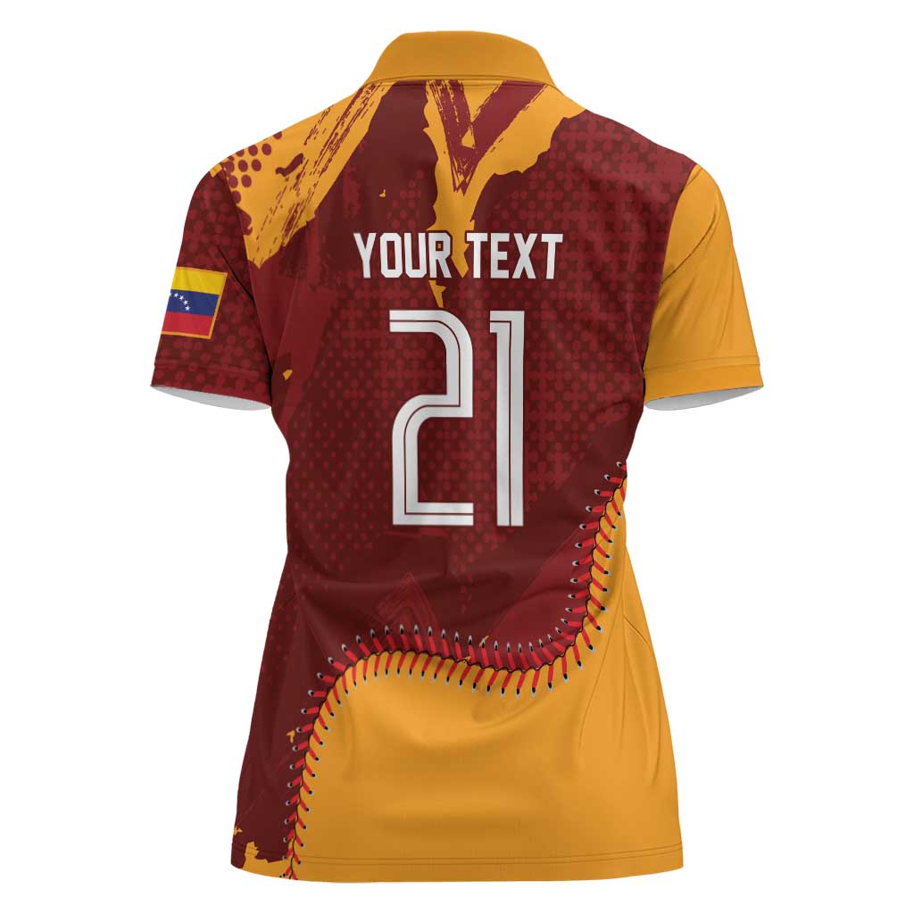 Venezuela Baseball First World Champion 2026 Custom Women Polo Shirt