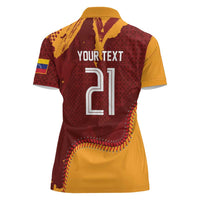 Venezuela Baseball First World Champion 2026 Custom Women Polo Shirt