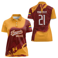 Venezuela Baseball First World Champion 2026 Custom Women Polo Shirt