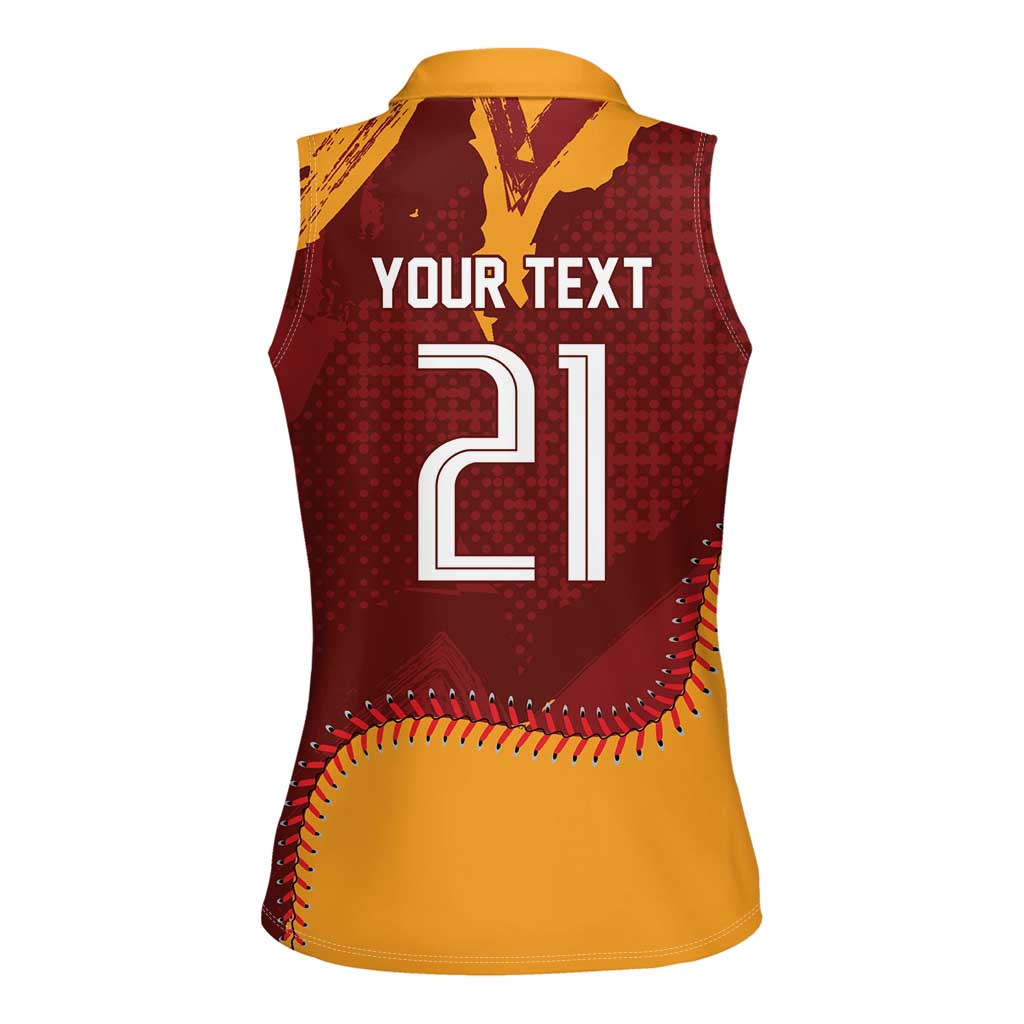 Venezuela Baseball First World Champion 2026 Custom Women Sleeveless Polo Shirt