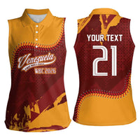 Venezuela Baseball First World Champion 2026 Custom Women Sleeveless Polo Shirt