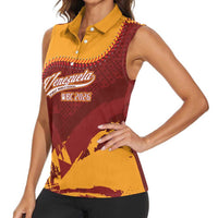 Venezuela Baseball First World Champion 2026 Custom Women Sleeveless Polo Shirt