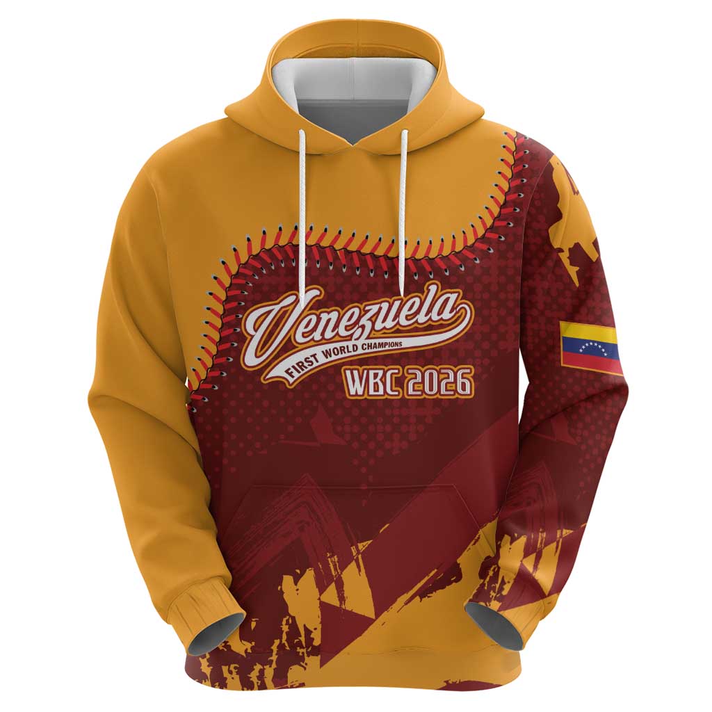 Venezuela Baseball First World Champion 2026 Custom Zip Hoodie
