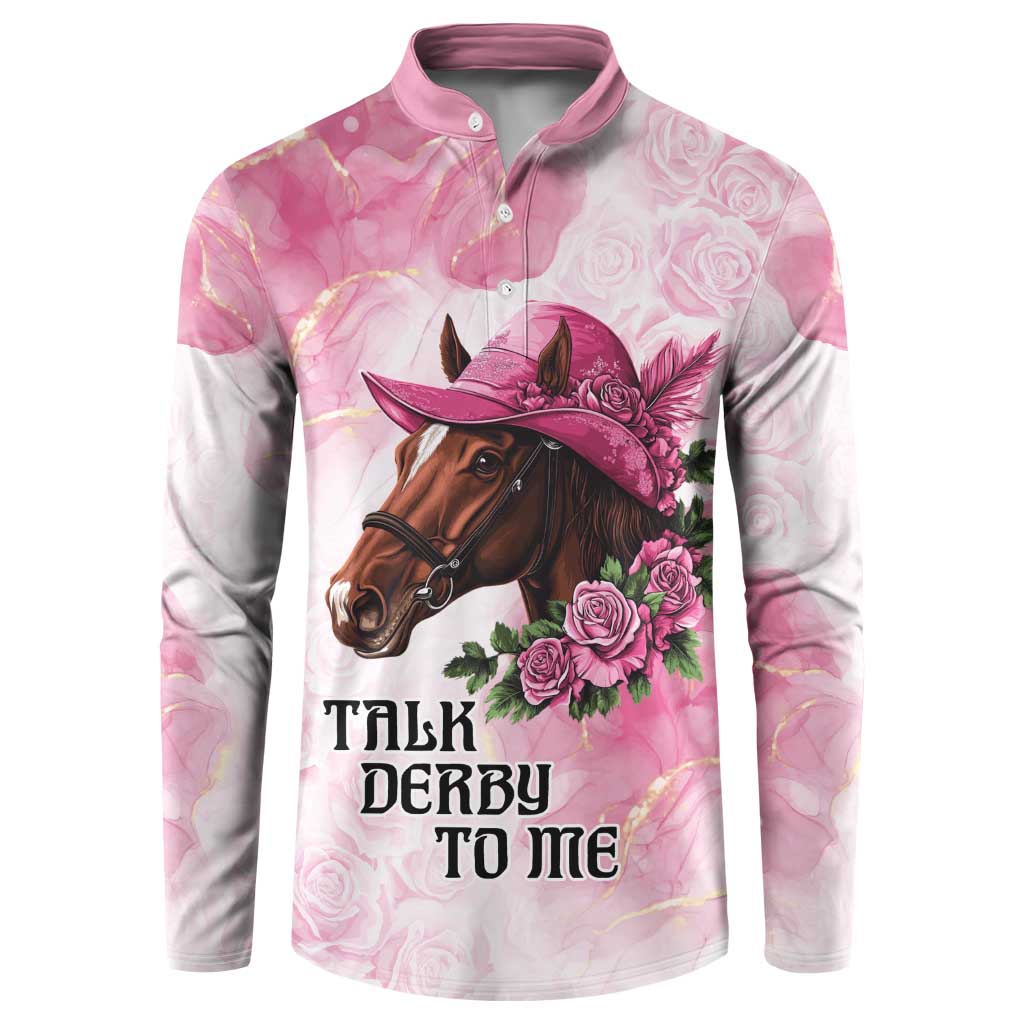 Personalized Kentucky Horse Race Button Sweatshirt Big Hats And Horses Pink Out Party