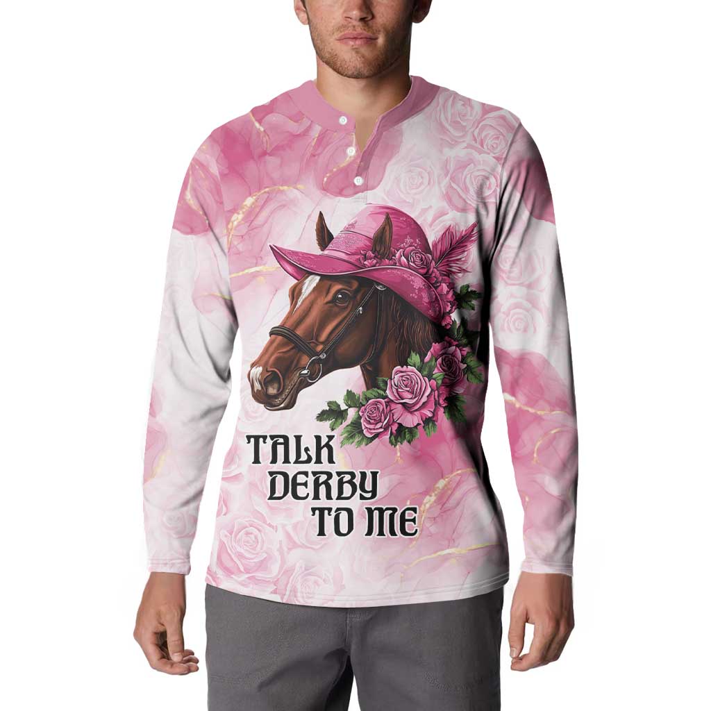 Personalized Kentucky Horse Race Button Sweatshirt Big Hats And Horses Pink Out Party