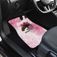 Personalized Kentucky Horse Race Car Mats Big Hats And Horses Pink Out Party