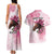 Personalized Kentucky Horse Race Couples Matching Tank Maxi Dress and Hawaiian Shirt Big Hats And Horses Pink Out Party