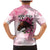 Personalized Kentucky Horse Race Family Matching Mermaid Dress and Hawaiian Shirt Big Hats And Horses Pink Out Party