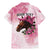 Personalized Kentucky Horse Race Family Matching Mermaid Dress and Hawaiian Shirt Big Hats And Horses Pink Out Party