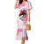 Personalized Kentucky Horse Race Family Matching Mermaid Dress and Hawaiian Shirt Big Hats And Horses Pink Out Party