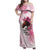 Personalized Kentucky Horse Race Family Matching Off Shoulder Maxi Dress and Hawaiian Shirt Big Hats And Horses Pink Out Party