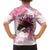Personalized Kentucky Horse Race Family Matching Puletasi and Hawaiian Shirt Big Hats And Horses Pink Out Party