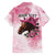 Personalized Kentucky Horse Race Family Matching Puletasi and Hawaiian Shirt Big Hats And Horses Pink Out Party