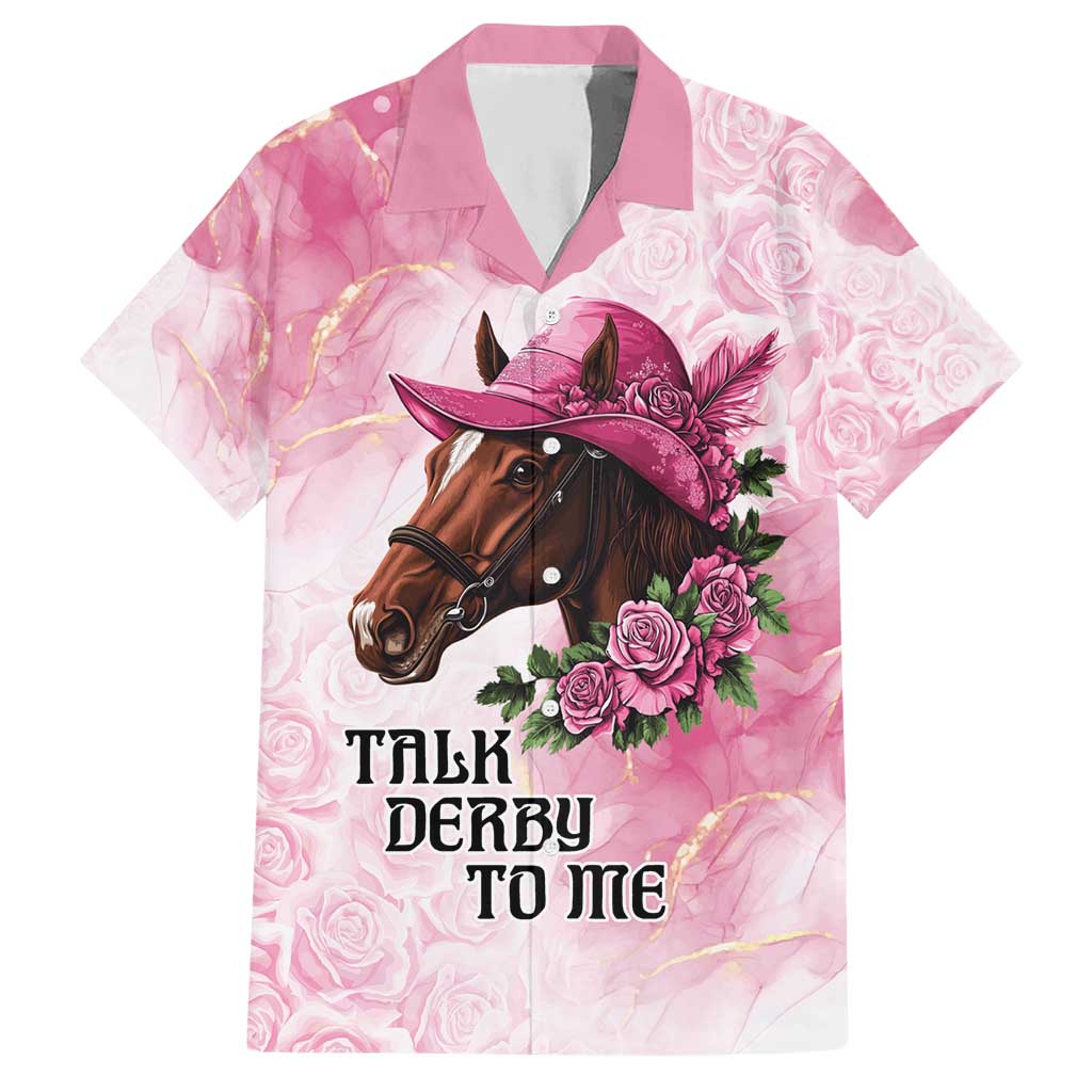 Personalized Kentucky Horse Race Hawaiian Shirt Big Hats And Horses Pink Out Party