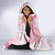 Personalized Kentucky Horse Race Hooded Blanket Big Hats And Horses Pink Out Party
