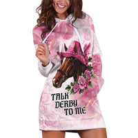 Personalized Kentucky Horse Race Hoodie Dress Big Hats And Horses Pink Out Party