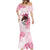 Personalized Kentucky Horse Race Mermaid Dress Big Hats And Horses Pink Out Party