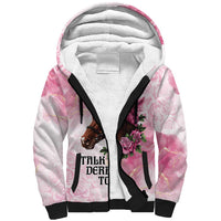 Personalized Kentucky Horse Race Sherpa Hoodie Big Hats And Horses Pink Out Party