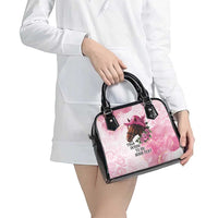 Personalized Kentucky Horse Race Shoulder Handbag Big Hats And Horses Pink Out Party