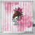 Personalized Kentucky Horse Race Shower Curtain Big Hats And Horses Pink Out Party