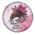 Personalized Kentucky Horse Race Spare Tire Cover Big Hats And Horses Pink Out Party