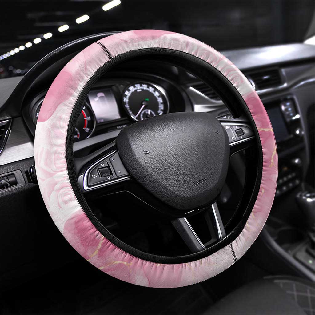 Kentucky Horse Race Steering Wheel Cover Big Hats And Horses Pink Out Party