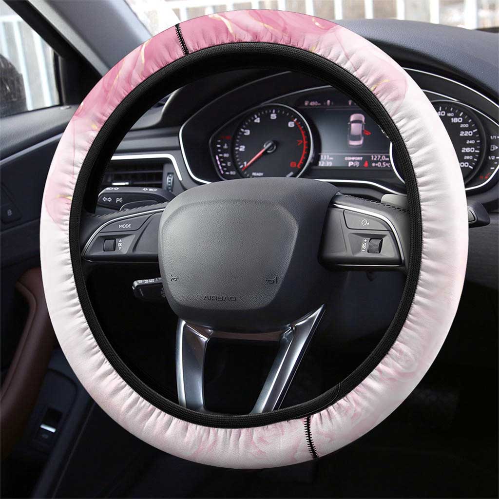 Kentucky Horse Race Steering Wheel Cover Big Hats And Horses Pink Out Party