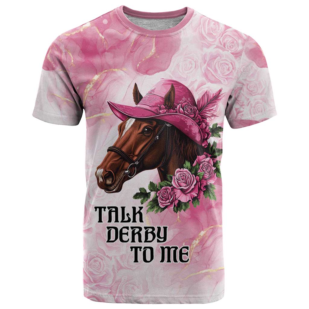 Personalized Kentucky Horse Race T Shirt Big Hats And Horses Pink Out Party