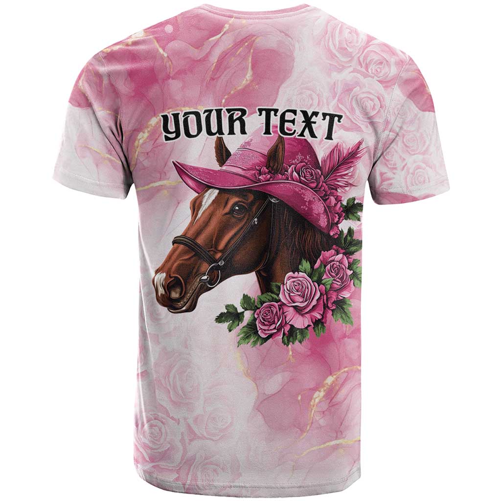 Personalized Kentucky Horse Race T Shirt Big Hats And Horses Pink Out Party