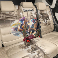 Personalized Kentucky Horse Race Back Car Seat Cover Race for Rosse
