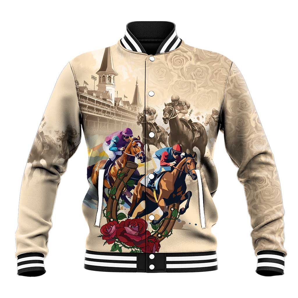 Personalized Kentucky Horse Race Baseball Jacket Race for Rosse