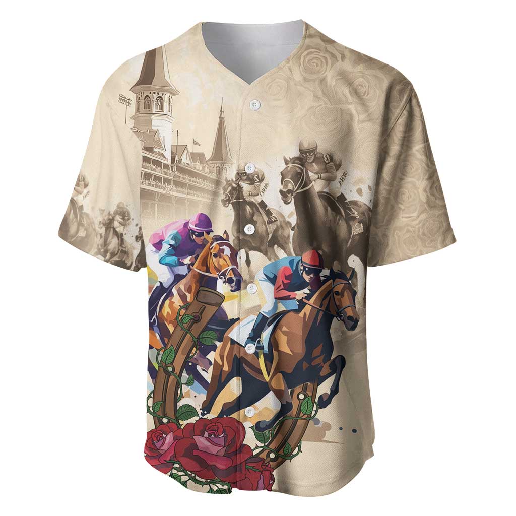 Personalized Kentucky Horse Race Baseball Jersey Race for Rosse