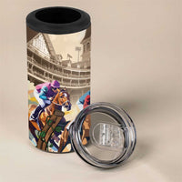 Personalized Kentucky Horse Race 4 in 1 Can Cooler Tumbler Race for Rosse
